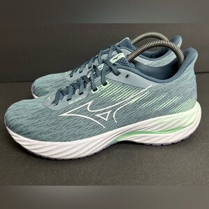 Mizuno Sneakers Womens 10 B Wave Inspire 21 411491.9T00 Blue Running Shoes CLEAN